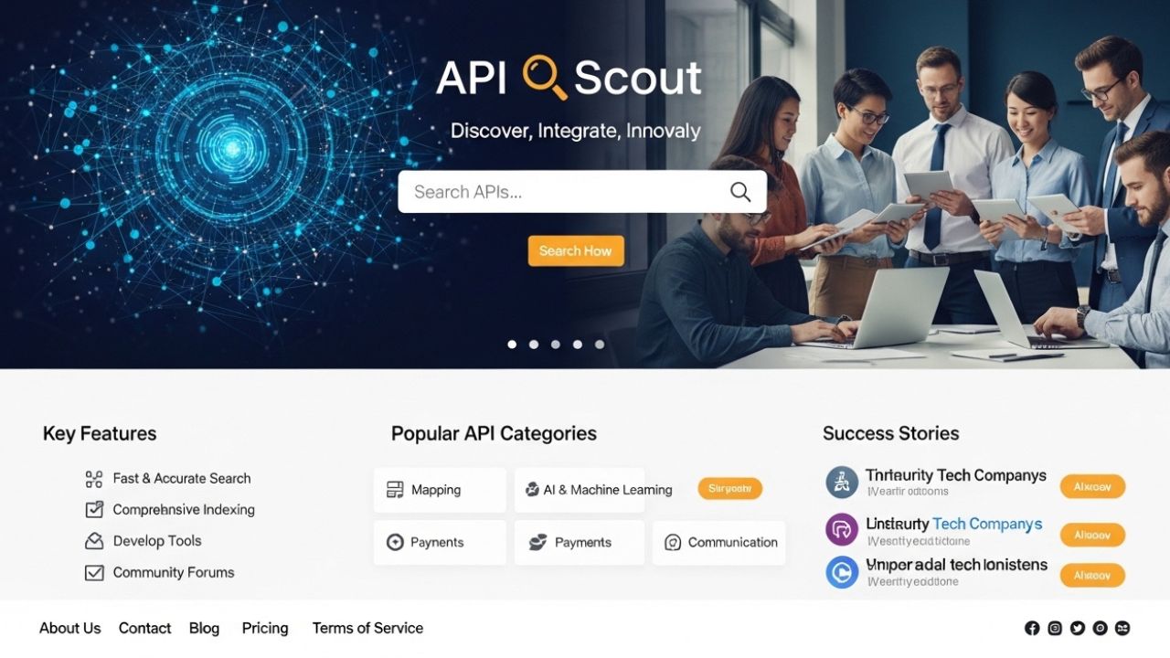 best api search company's homepage
