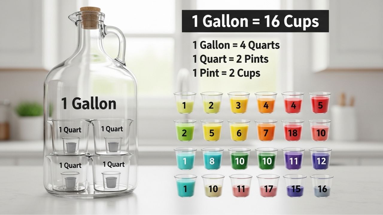 how-many-cups-in-a-gallon