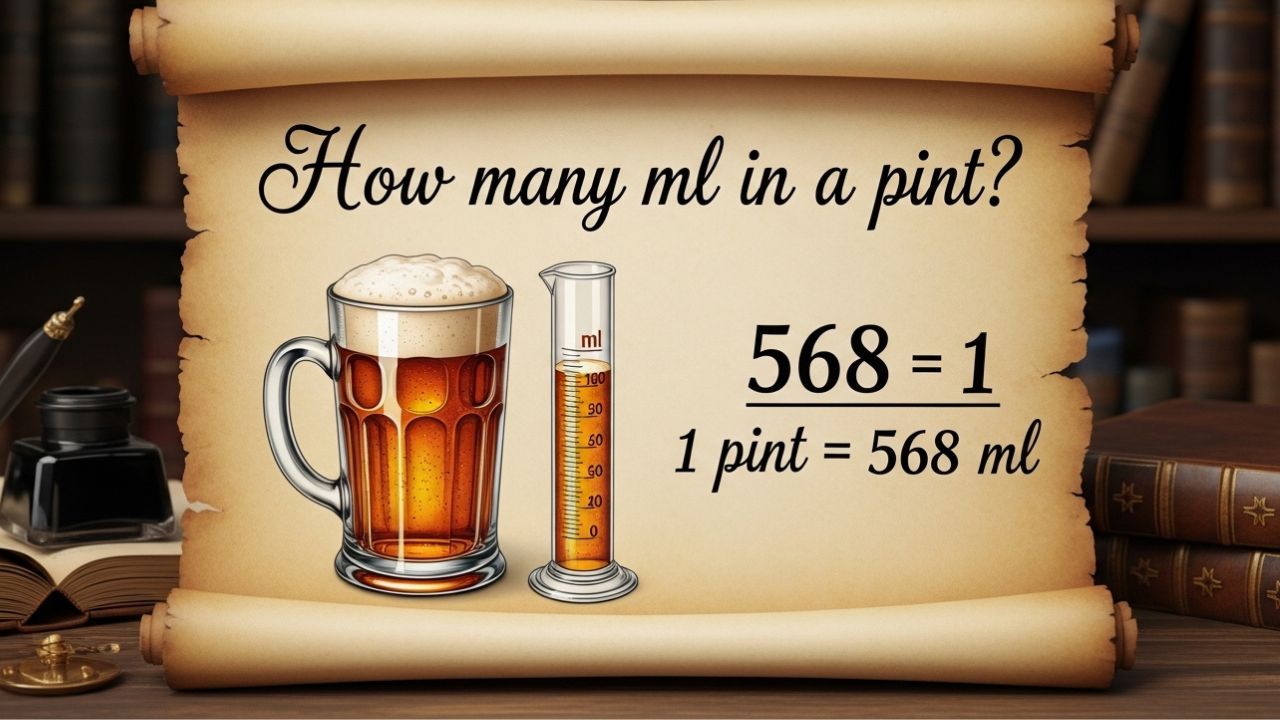 how many ml in a pint