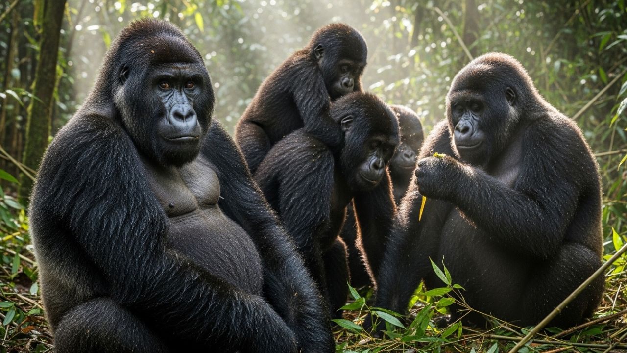 mountain gorillas